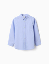 Carregar imagem no visualizador da galeria, Camisa de Algodão para Menino, Azul