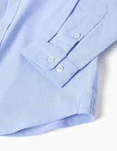Carregar imagem no visualizador da galeria, Camisa de Algodão para Menino, Azul