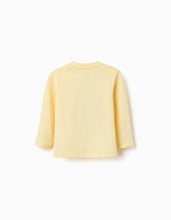 Carregar imagem no visualizador da galeria, T-shirt de manga comprida com papagaio estampado para bebé menino, amarelo