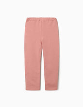 Carregar imagem no visualizador da galeria, Leggings skinny cardadas para menina, rosa-claro