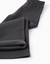 Carregar imagem no visualizador da galeria, Sweat + Calças Cardadas para Menina 'Trevo', Rosa/Cinza Zippy