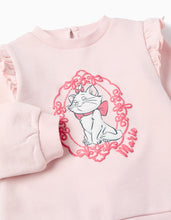 Carregar imagem no visualizador da galeria, Sweat de Algodão com Folhos para Bebé Menina 'Marie', RosaZippy