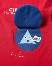 Carregar imagem no visualizador da galeria, T-shirt de Manga Comprida em Algodão para Bebé Menino 'Circo', Vermelho Zippy