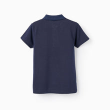 Carregar imagem no visualizador da galeria, Polo Pique Azul Escuro Zippy