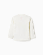 Carregar imagem no visualizador da galeria, T-shirt de Manga Comprida para Bebé Menino 'Spidey', Bege Claro Zippy