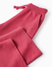 Carregar imagem no visualizador da galeria, Calças Joggers Wide Leg para Menina, Rosa Zippy