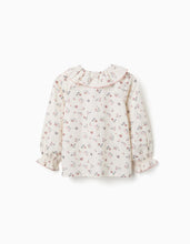Carregar imagem no visualizador da galeria, Blusa florida para menina