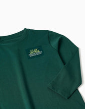 Carregar imagem no visualizador da galeria, T-shirt de manga comprida de algodão Clay Horse para menino, verde
