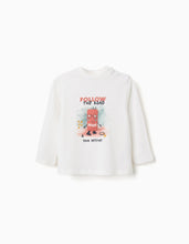 Carregar imagem no visualizador da galeria, T-shirt de manga comprida com estampado Destiny para bebé menino, branco
