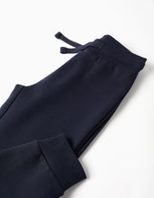 Carregar imagem no visualizador da galeria, Sweat e calças cardadas com estampado para menino, azul-esverdeado/azul
