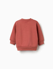 Carregar imagem no visualizador da galeria, Sweat cardada Invisible Dreamers para bebé menino, terracota
