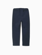Carregar imagem no visualizador da galeria, Leggings skinny cardadas para menina, azul marinho
