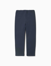Carregar imagem no visualizador da galeria, Leggings skinny cardadas para menina, azul marinho
