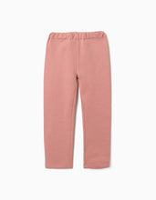 Carregar imagem no visualizador da galeria, Leggings skinny cardadas para menina, rosa-claro
