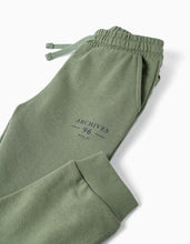 Carregar imagem no visualizador da galeria, Joggers com Cordão &#39;ZY Archives&#39;, Verde Zippy
