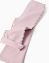 Carregar imagem no visualizador da galeria, Leggings à boca de sino cardadas para bebé menina, lilás
