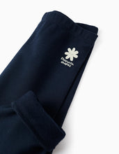 Carregar imagem no visualizador da galeria, Joggers Cardados Detalhe Estampado, Azul Marinho, Zippy

