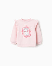 Carregar imagem no visualizador da galeria, Sweat de Algodão com Folhos para Bebé Menina &#39;Marie&#39;, RosaZippy

