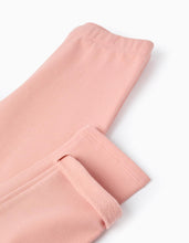 Carregar imagem no visualizador da galeria, Leggings Cardadas para Menina, rosa Zippy
