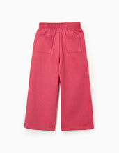 Carregar imagem no visualizador da galeria, Calças Joggers Wide Leg para Menina, Rosa Zippy
