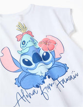 Carregar imagem no visualizador da galeria, T-shirt de algodão estampado Stitch
