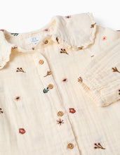 Carregar imagem no visualizador da galeria, Blusa em algodão com flores para menina
