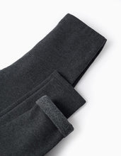 Carregar imagem no visualizador da galeria, Leggings Cardadas para Menina, cinza Zippy

