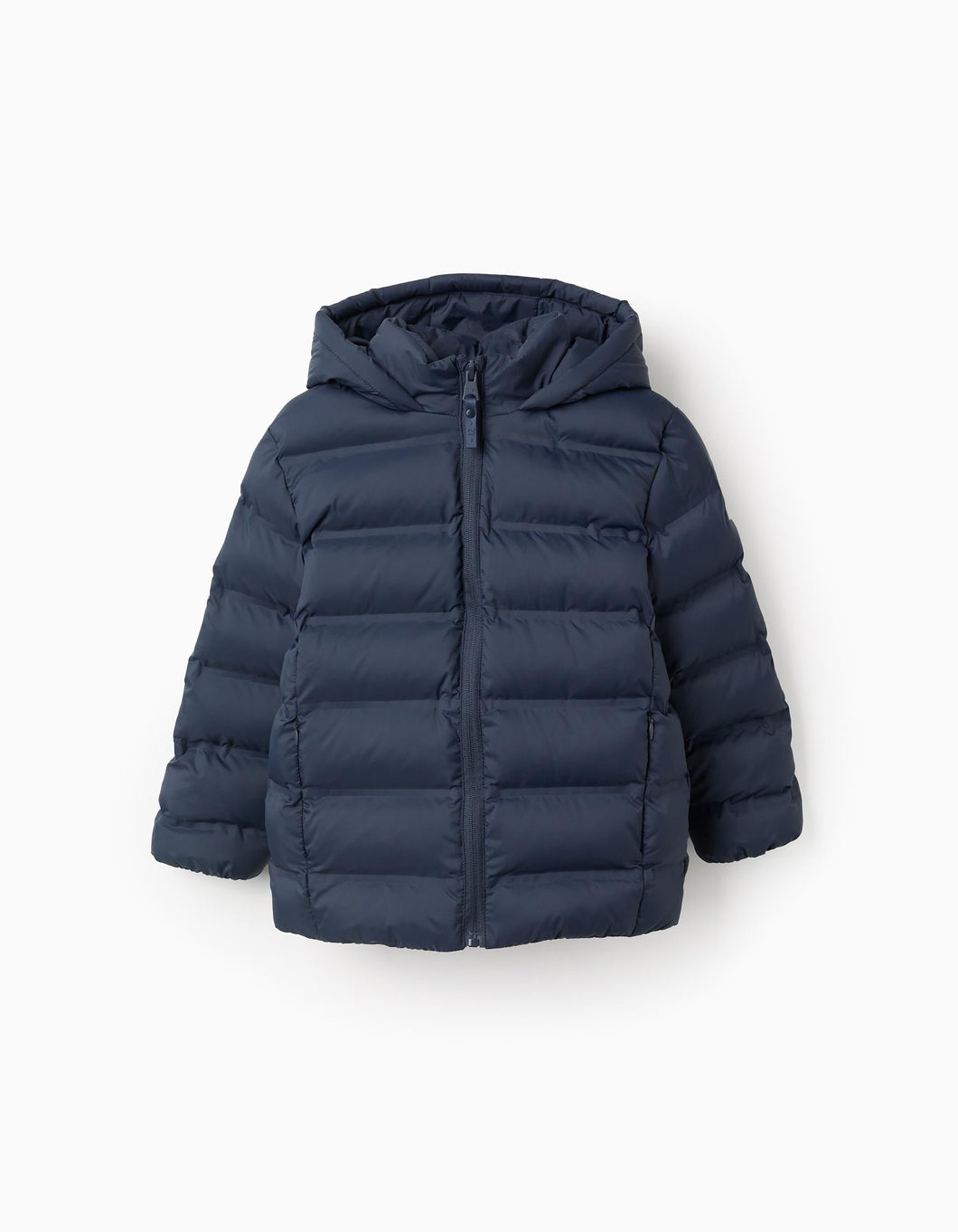 Casaco Acolchoado com Capuz para Menino, Azul Escuro Zippy