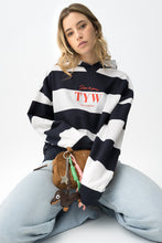 Carregar imagem no visualizador da galeria, Hoodie oversize listrado
