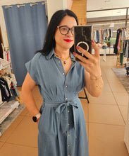 Carregar imagem no visualizador da galeria, Vestido Denim
