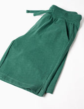 Carregar imagem no visualizador da galeria, Conjunto de T-shirt e calções de algodão para menino, branco/verde-escuro
