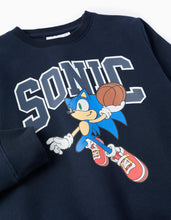 Carregar imagem no visualizador da galeria, Sweat Cardada, Sonic&#39;, Azul Escuro Zippy
