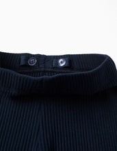 Carregar imagem no visualizador da galeria, Conjunto de sweat e calças de algodão para bebé menina, branco/azul
