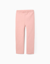 Carregar imagem no visualizador da galeria, Leggings Cardadas para Menina, rosa Zippy
