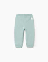 Carregar imagem no visualizador da galeria, Joggers Cardados Detalhe Estampado, verde-água, Zippy
