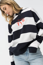 Carregar imagem no visualizador da galeria, Hoodie oversize listrado
