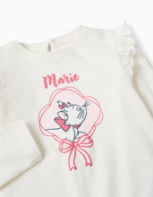 Carregar imagem no visualizador da galeria, T-shirt de Algodão com Folhos &#39;Marie&#39;, Branco Zippy
