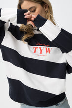 Carregar imagem no visualizador da galeria, Hoodie oversize listrado
