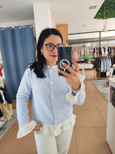 Carregar imagem no visualizador da galeria, Casaco Malha Azul
