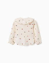 Carregar imagem no visualizador da galeria, Blusa em algodão com flores para menina
