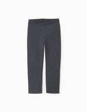 Carregar imagem no visualizador da galeria, Leggings Cardadas para Menina, cinza Zippy
