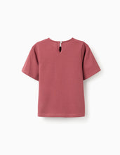 Carregar imagem no visualizador da galeria, T-shirt de algodão com bolso bordado para menina
