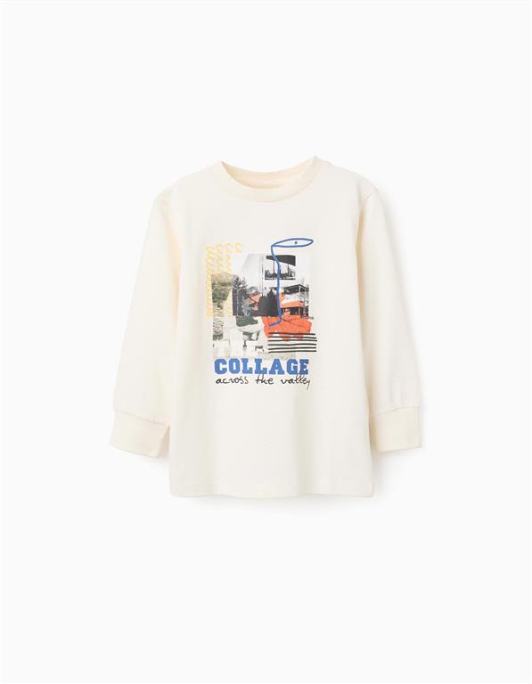 T-shirt de Manga Comprida Zippy