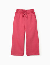 Carregar imagem no visualizador da galeria, Calças Joggers Wide Leg para Menina, Rosa Zippy
