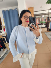 Carregar imagem no visualizador da galeria, Casaco Malha Azul
