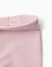 Carregar imagem no visualizador da galeria, Leggings à boca de sino cardadas para bebé menina, lilás
